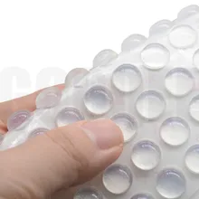 Butoir de porte auto-adhésif en Silicone, 10 pièces 11mm x 5mm, tampons pare-chocs d'armoire, tampon d'amortissement en caoutchouc, coussin matériel de meubles 11
