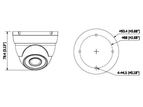 Оригинальная DH DH-HAC-HDW1200M HDCVI камера Eyeball Cam 2MP Smart IR 30 м IP67 камера видеонаблюдения HAC-HDW1200M