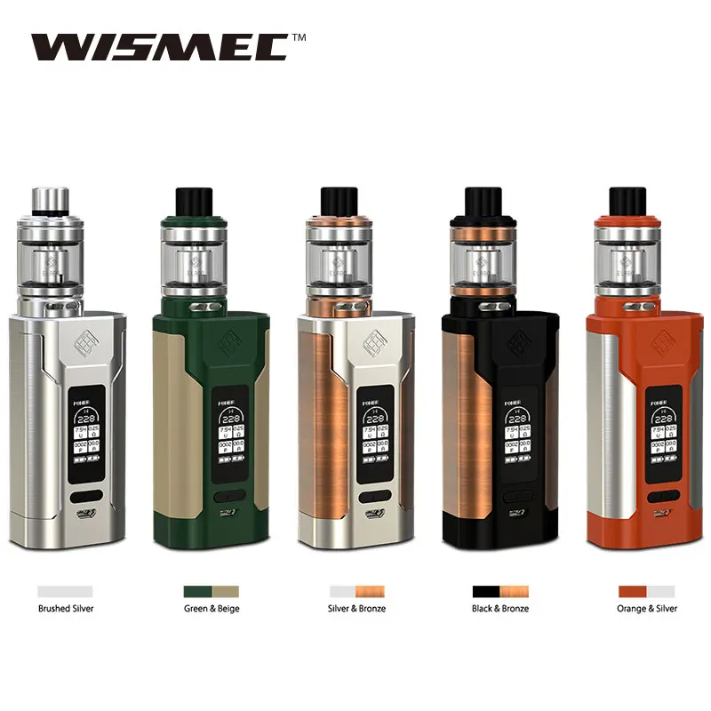 Оригинальный wismec Predator 228 с Elabo комплект wismec Predator 228 Mod Elabo бак с питанием от сменного 18650 Батарея для электронной сигареты