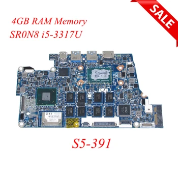 

NOKOTION Main board for acer aspire S5-391 laptop motherboard NB.RYX11.004 NBRYX11004 LA-8481P i5-3317u hm77 4GB RAM Memory