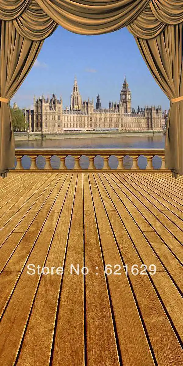 

Magnificent building 10'x20' CP Computer-painted Scenic Photography Background Photo Studio Backdrop ZJZ-047