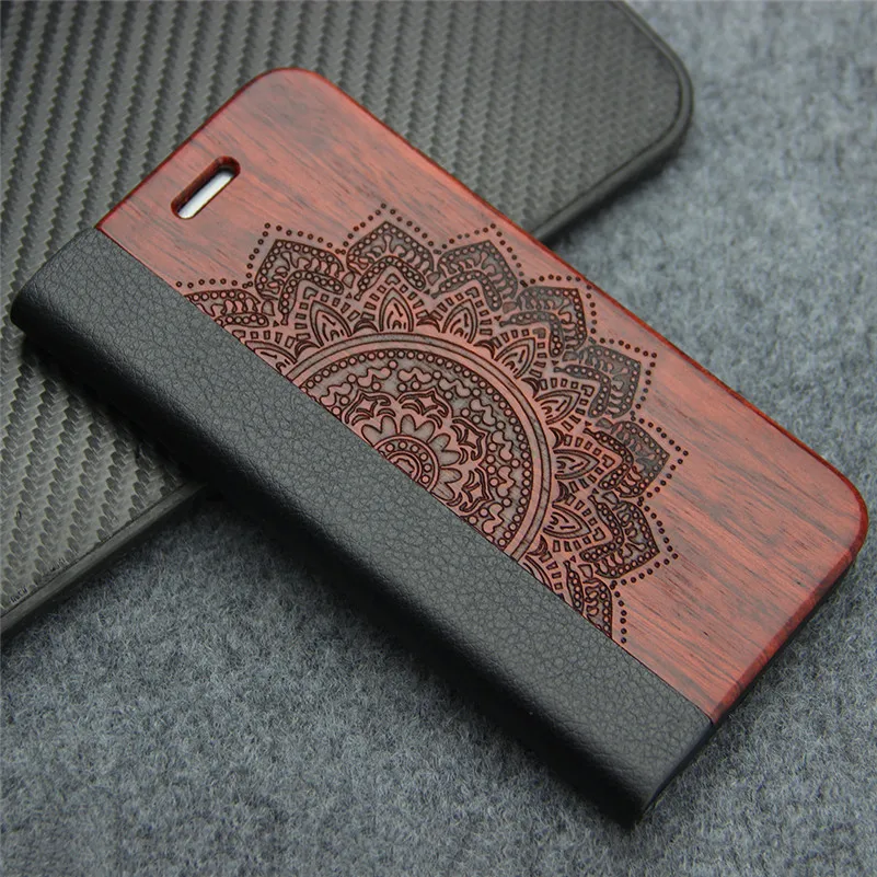 

For iPhone X XR Xs Max Wallet Case Magnetic PU Leather Card Slots Flip Hybrid Wood Cover for iPhone XS XS MAX