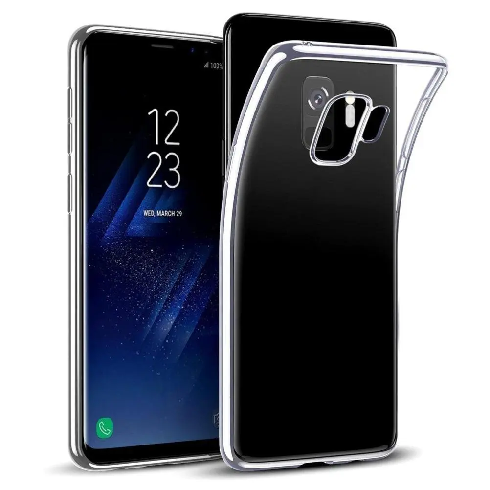 Soft Transparent Case For Samsung Galaxy S9 Case Cover ...
