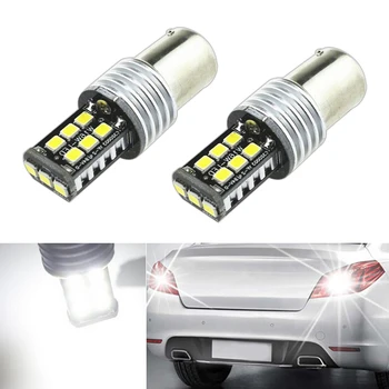 

2x Canbus No Error LED Bulbs For Reverse Light 1156 p21w 2835 CREE Chip For peugeot 307 206 2008 207 308 4008 508 5008 301