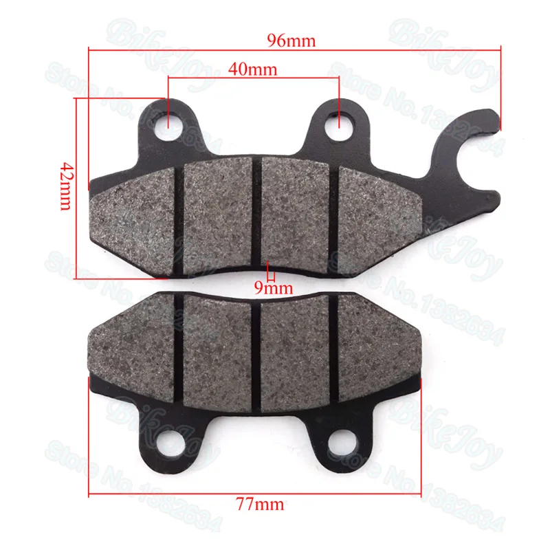 Details about   Front Brake Pads Shoes Chinese GY6 Scooter Moped 50cc Lifan Sunl Roketa Jonway