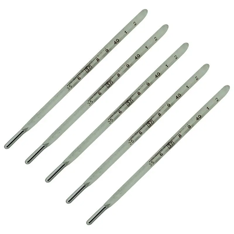 5 Pcs Adult Baby Infant Thermometer Mercury Thermometer For Body