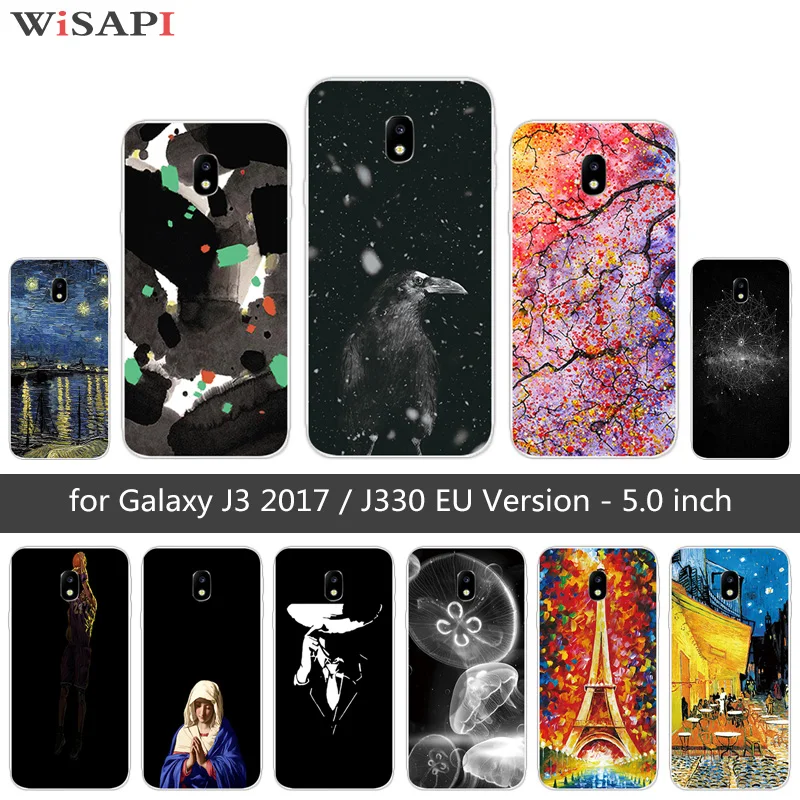 5 2 &quotдля Samsung Galaxy J3 2017 Медузы чехол для телефона силиконовый j330F Pro |