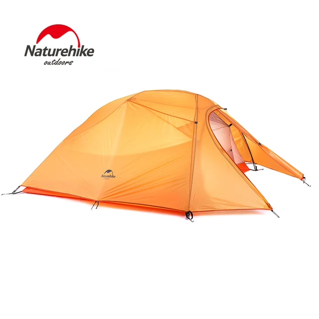 Best Offers Naturehike Professional 2 person ultralight nylon 210T lattice four season seasons outdoor camping tent with ground mat