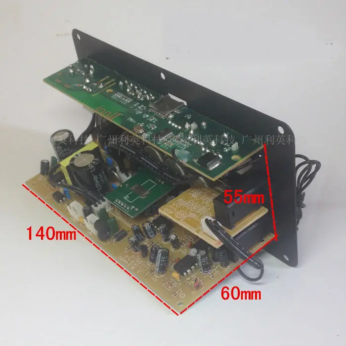 12 В 24 В 220 В усилитель мощности встроенный bluetooth-приемник двойной разъем микрофона регулируемая плата усилителя реверберации