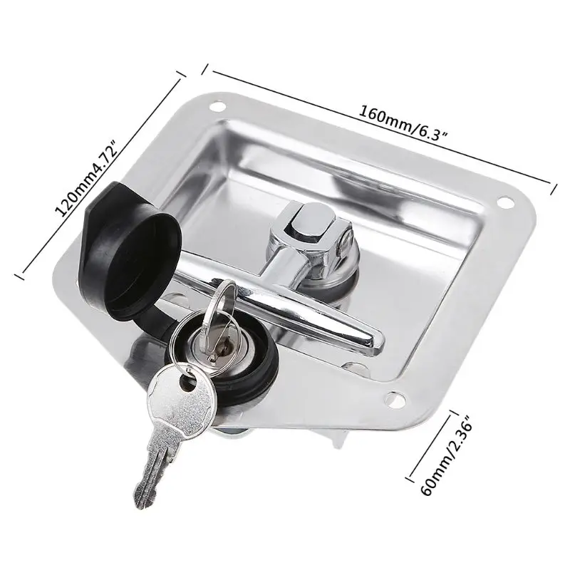 

Engineering Truck Latch Vehicles Panel Latch Trailer Plane RV Caravan Truck Toolbox Lock T-handle