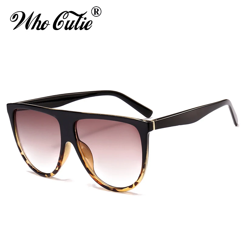 Кто милашка кошачий глаз солнцезащитные очки для женщин суперзвезда Ким Кардашьян Ретро Винтаж плоский верх солнцезащитные очки CL оттенки OM330