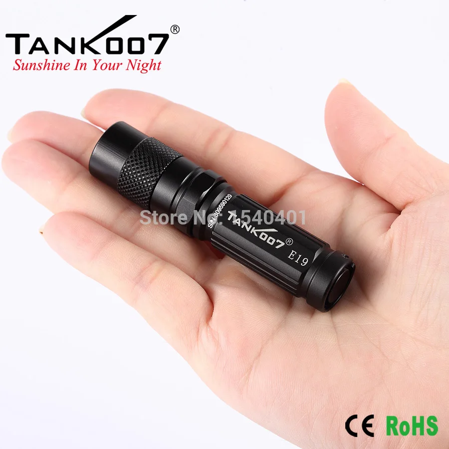 TANK007 E19 CREE XP G R5 180LM фонарь с 3 режимами Фонари Мини светодиодный фонарик