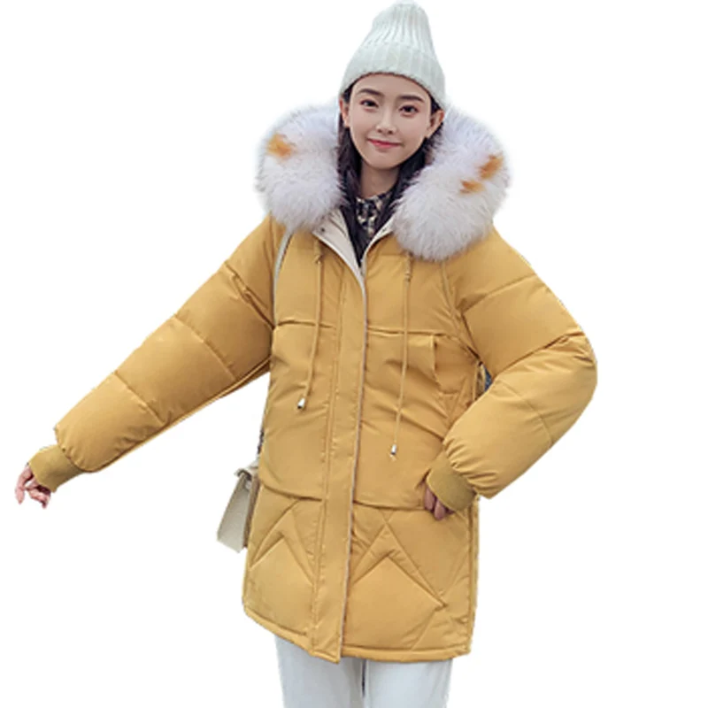 

New Women Winter Jacket Coat Slim Winter Quilted Coat Long Style Hood Slim Parkas Thicken Outerwear 2019