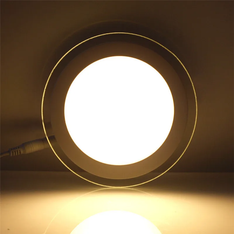 3 цвета СВЕТОДИОДНЫЙ Потолок Панель встроенное освещение крытый светильник Светодиодный прожектор 85-265 В драйвер в комплекте для Ванная комната освещение