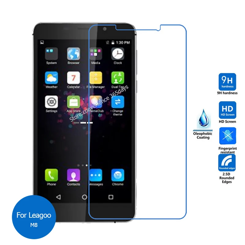 

For Leagoo M8 Pro Tempered Glass screen Protector 2.5 9h Safety Protective Film on M8Pro M 8 pelicula de vidro