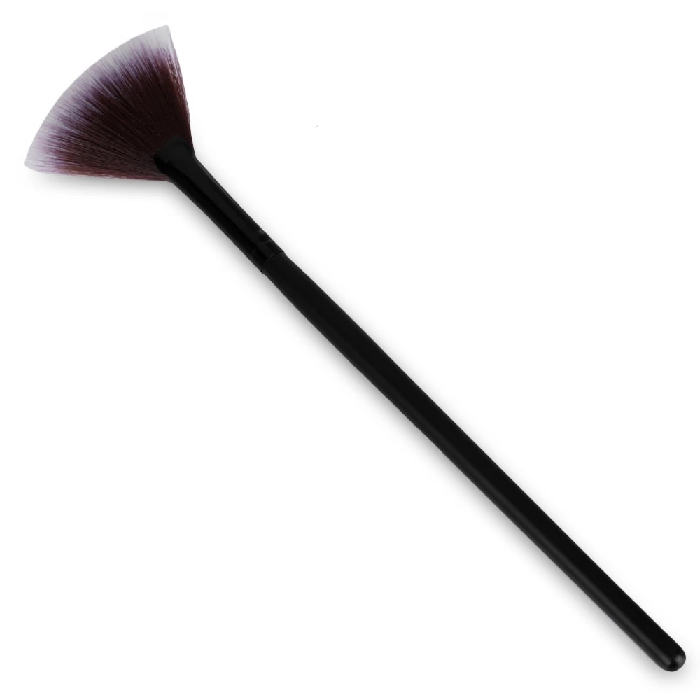 

cosqueen Fashion Slim Fan Shape Makeup Powder Concealer Blending Finishing Highlighter Brush