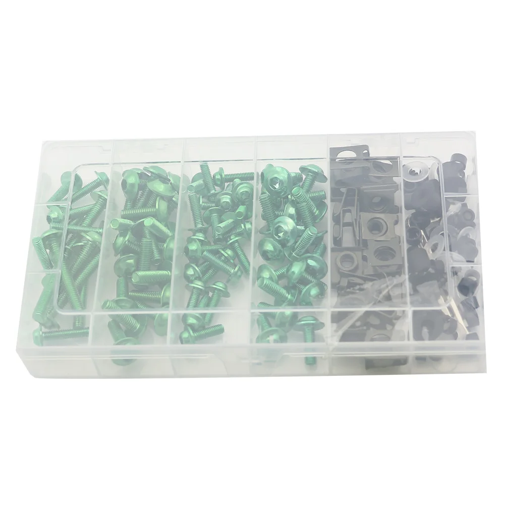 

For KAWASAKI ZX-6R 636 09-14 Fairing Bodywork Bolts Nuts Screws Kit Washer Fastener ZX6R 636 2009 2010 2011 2012 2013 2014 09 14