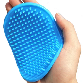 

New Soft Rubber Pet Cat Dog Grooming Shower Brush Pet Brush Glove Comb Cleaning Massage Brush Grooming Glove For Combing Cats