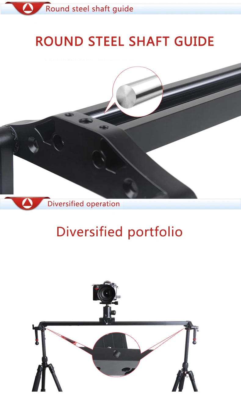 KINGJOY Official VM-80/100 Camera Silent Macro For Nikon Rail Tripod Head Time Lapse Ballhead Balhoofd Tripod Ball Head Video