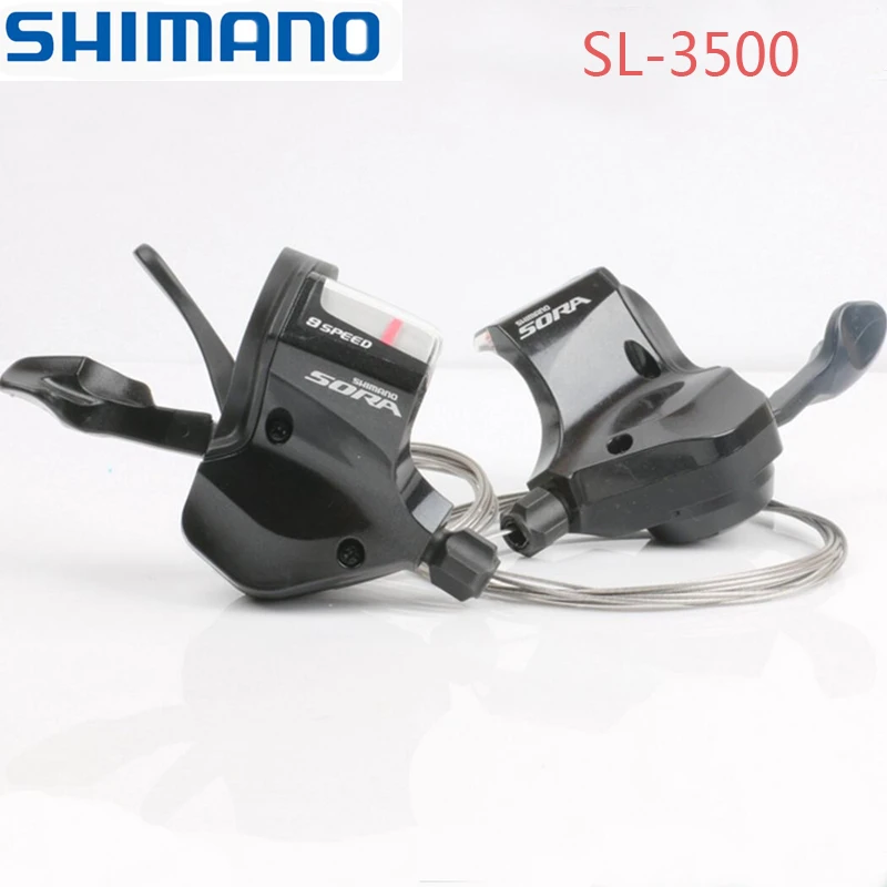 Wierook Verlaten Proberen SHIMANO SORA SL 3500 2 x 9 Speed Flat Bar Road / MTB Bike Shifters Left /  Right / Pair Shift Lever Black|Bicycle Derailleur| - AliExpress