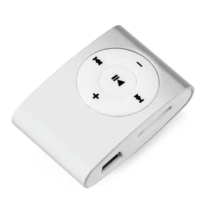 Новый мини USB металлический зажим MP3 плеер ЖК дисплей Экран музыкальный + наушники