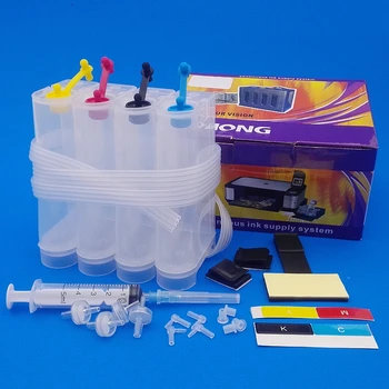 

4 colors Universal DIY CISS ink tank with full accessories 21 22 60 61 63 901 803 74 75 Continuous Ink Supply System