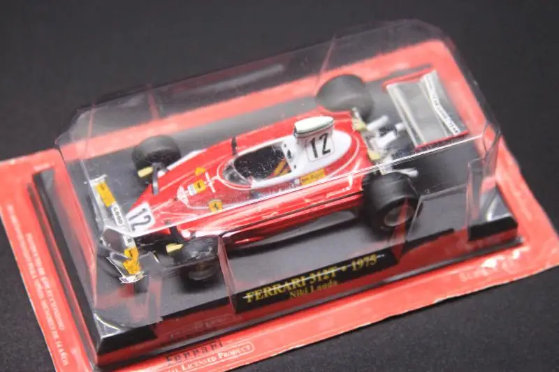 I XO 1:43 Fer rari 312T 1975 Lauda сплав модель автомобиля литья под давлением металлические игрушки подарок на день рождения для детей мальчик