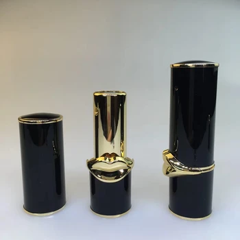 

50pcs 12.1mm big mouse black Empty Plastic Lipstick tube,High Class Portable mascara tube, Beauty Lip Gloss tube eyeliner tube