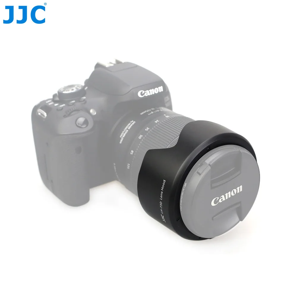JJC LH 73D Camera Flower Lens Hood for Canon EF S 18 135mm f/3.