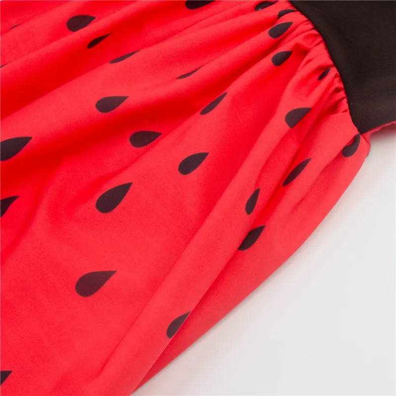 Kostlich Sexy Spaghetti Straps Backless Casual Dresses Summer Vintage Dress Women Watermelon Printed Ball Gown 1950s Retro Dress (5)