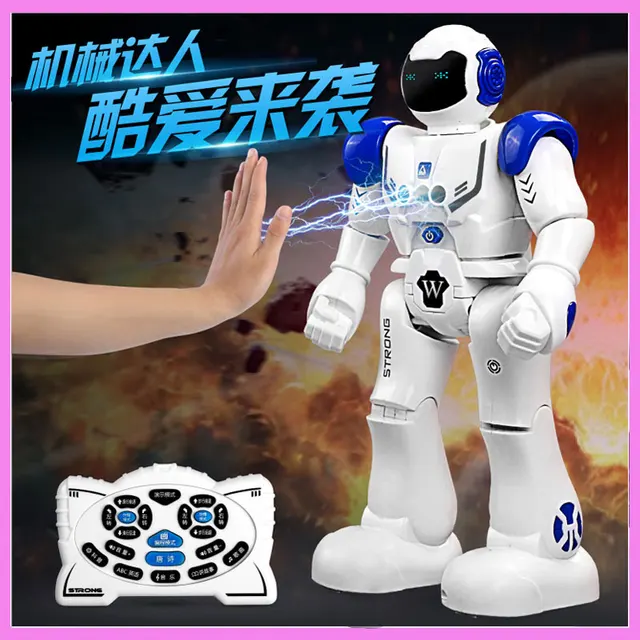 Remote Control Intelligent Robot Gesture Sensing Programming Charging