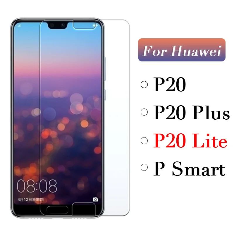 

Protective Glass on the for huawei p smart tempered p20 lite plus 20 screen protector light glas protection 9H psmart 20p huawey