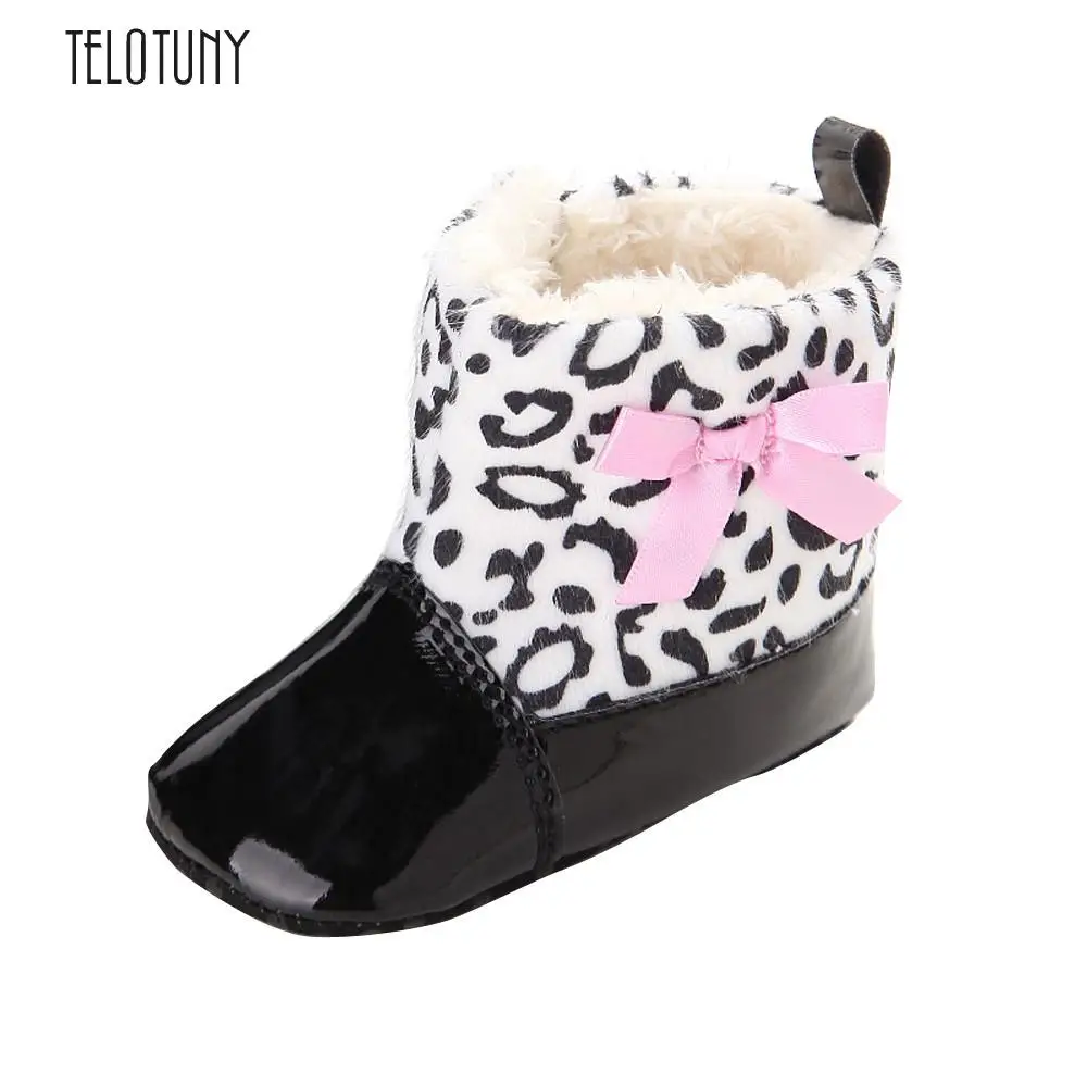 TELOTUNY Baby Toddler Infant Snow Boots Soft Sole Prewalker Crib Shoes comfortable S3MAR6 |