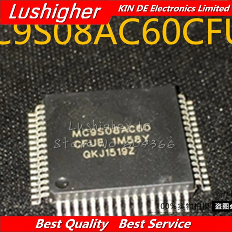 

50pcs-10pcs MC9S08AC60CFUE MC9S08AC60 QFP64