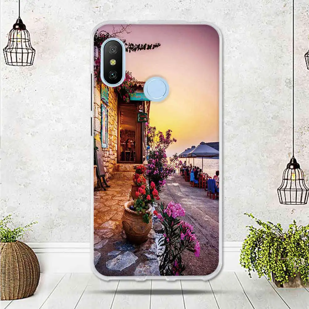 Untuk Xiao Mi Merah MI 6 Pro Case untuk Xiao Mi Merah MI 6 Pro Cover Ponsel untuk Xiao Mi mi A2 Lite Case Silikon Lucu Penutup Telepon Funda