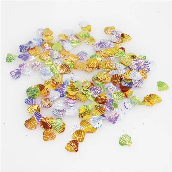 11 30g Smiley Face Sequins For Crafts Paillettes Clothing Leaves Glitter Shell Love Sequin Bag Decor DIY Scrapbooking Accessories