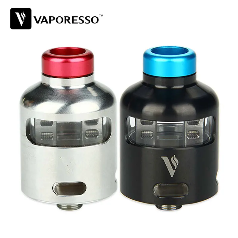 

Original Vaporesso Nalu RDA Tank Atomizer Dual Coil Build Deck & Independent Airflow & Bigger Post Hole for Squonk MOD Vape Tank