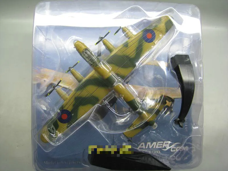 Амер 1/144 масштаб военная модель игрушки 1945 Avro Lancaster B MKI бомбер литой металлический самолет модель игрушка для коллекции, подарок, дети - Цвет: Avro Lancaster