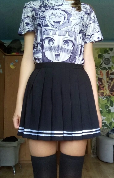 Новая женская модная летняя плиссированная юбка с высокой талией школьная форма для студентов клетчатые юбки женские юбки костюмы для косплея