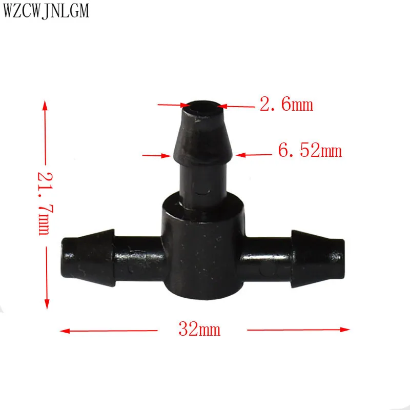 Садовый шланг тройник 1/" оросительный соединитель 4/7 тройник шланга сад 4 мм 3-контактный разъем адаптер для орошения 30 шт