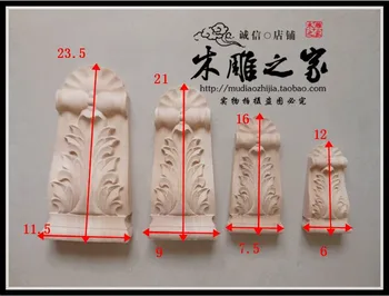 

Wholesale Dongyang wood corbel beam pad bracket in the stigma of European style decoration flower carved door flower wood shavin