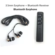 Bluetooth-приемник, наушники, беспроводные наушники, гарнитура Bluetooth, 3,5 мм, проводные наушники с микрофоном для телефона