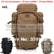 Molle альпинистский Эксплорер большой емкости двойной плечо открытый портфель путешествия 911 военная сумка Прочный Винтовка Рюкзак