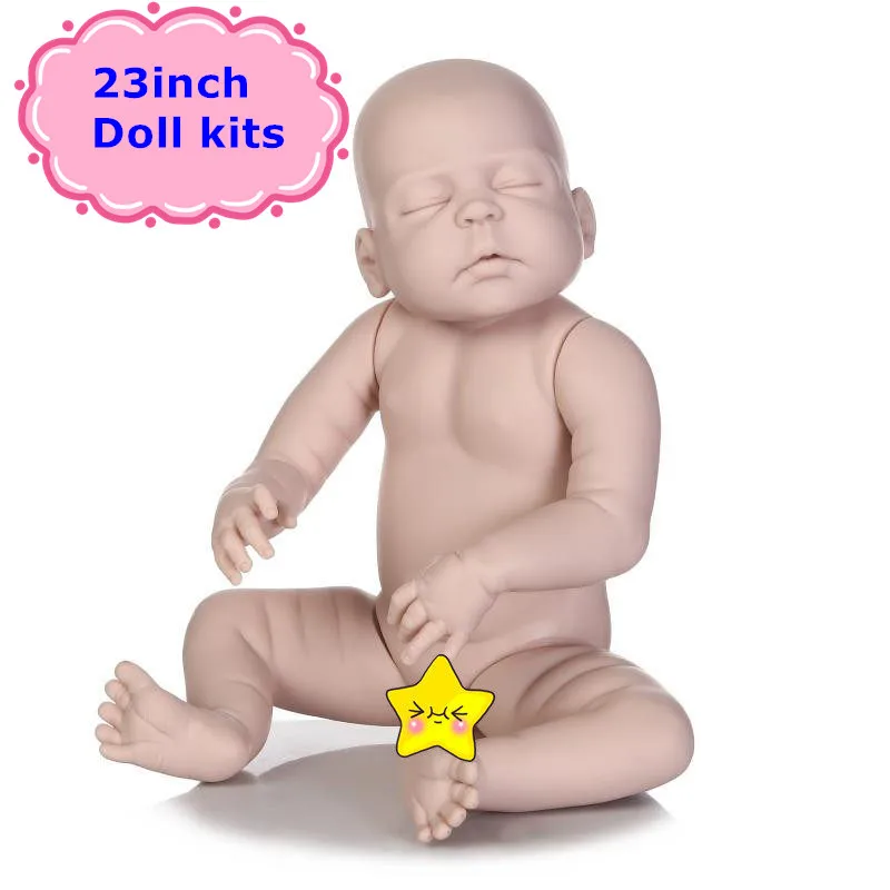 

NPK Good Price DIY Silicone Reborn Bebe Doll Kits For 23inch About 58cm Reborn Bonecas Doll