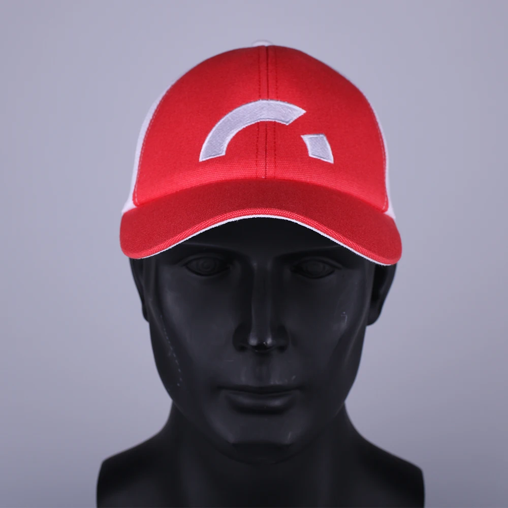 Anime Pocket Monster Cosplay Costumes Caps Pokemon Caps Baseball Ash Ketchum Halloween Party Prop (15)