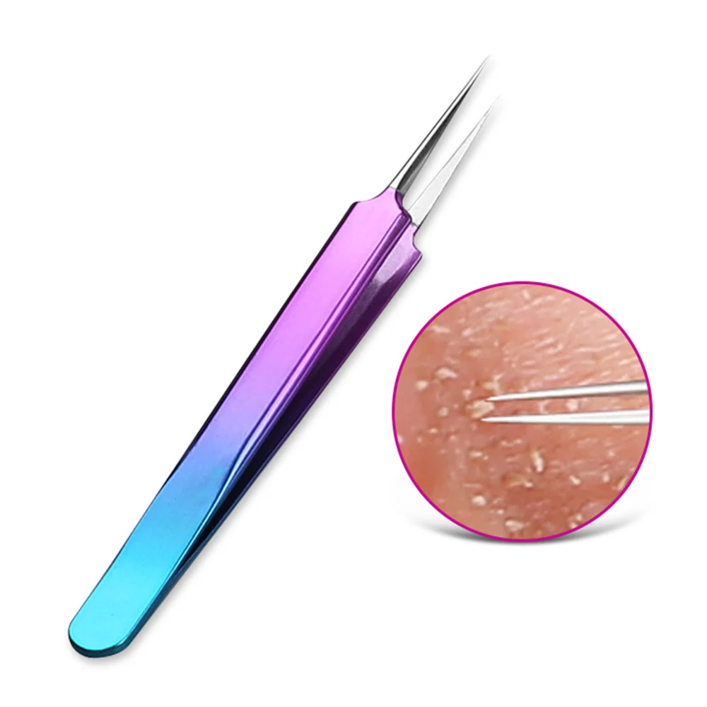 Stainless Steel Pimple Needle Blackhead Acne Clips Pimple Comedone