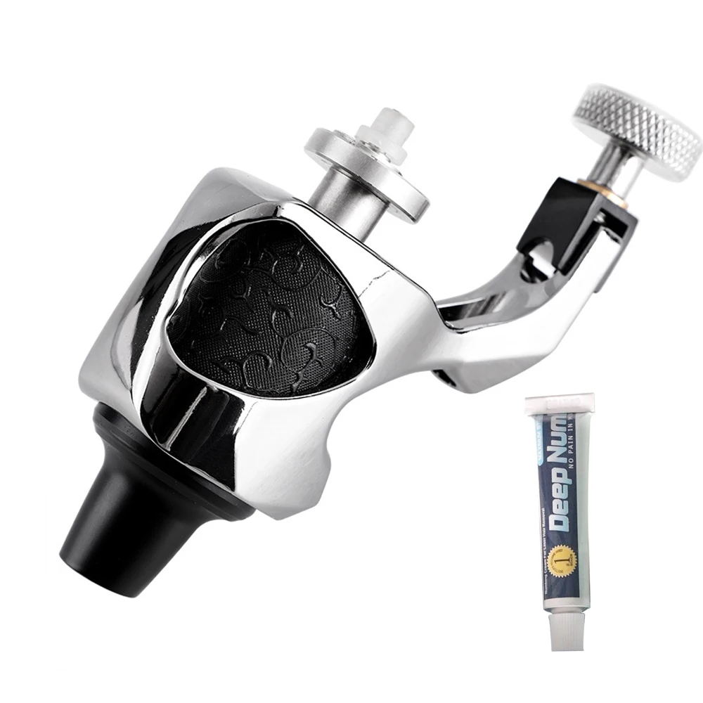 

Tattoo machine liner shader adjustable rotary gun Strong 10W motor tattoo tool Bright gray supplies for body arting tattoo shop