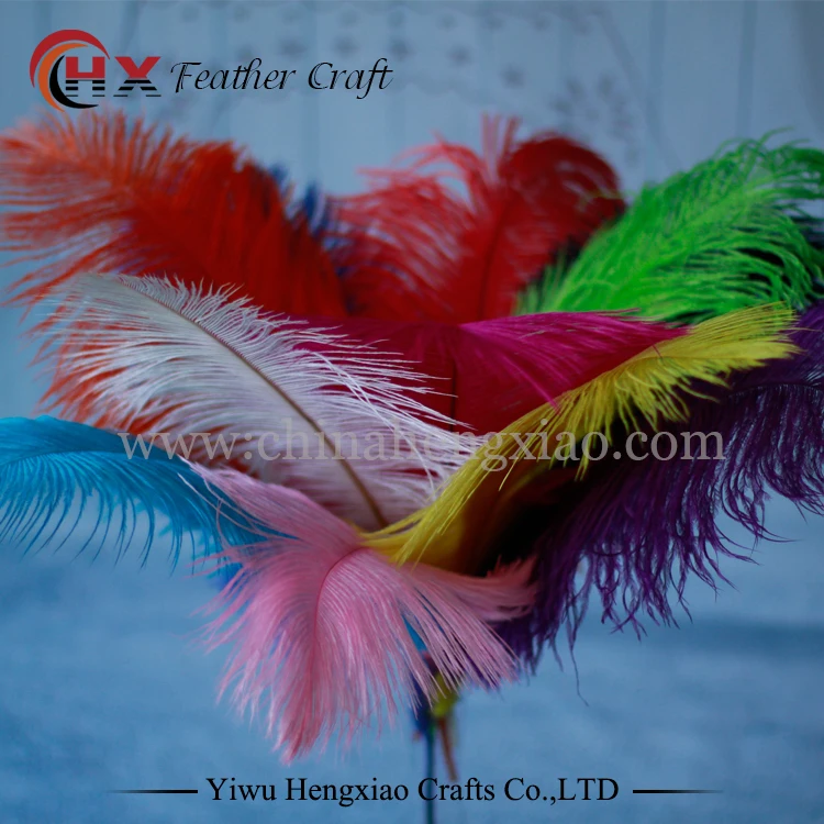 11 цветов 40~ 45 см(16~ 18 дюймов) натуральный большой черный фиолетовый синий белый Feathers перья для Свадебные украшения и вечерние