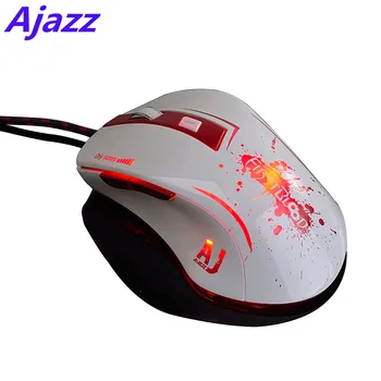 

Ajazz AJ100 USB 3.0 Wired Gaming Mouse 6 Keys A9800 1600-8200 DPI Custom Colorful Breathing 16-million LED Professional Gamer