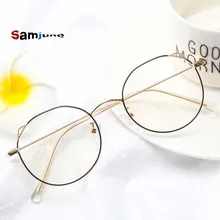 Samjune круглые очки кошачий глаз оправа очки женские оправа для мужских очков оптические анти-синие